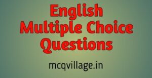 Communication In English Multiple Choice Questions and Answers